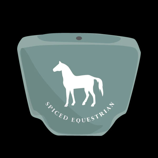 Spiced Equestrian Treat Pouch - Sage