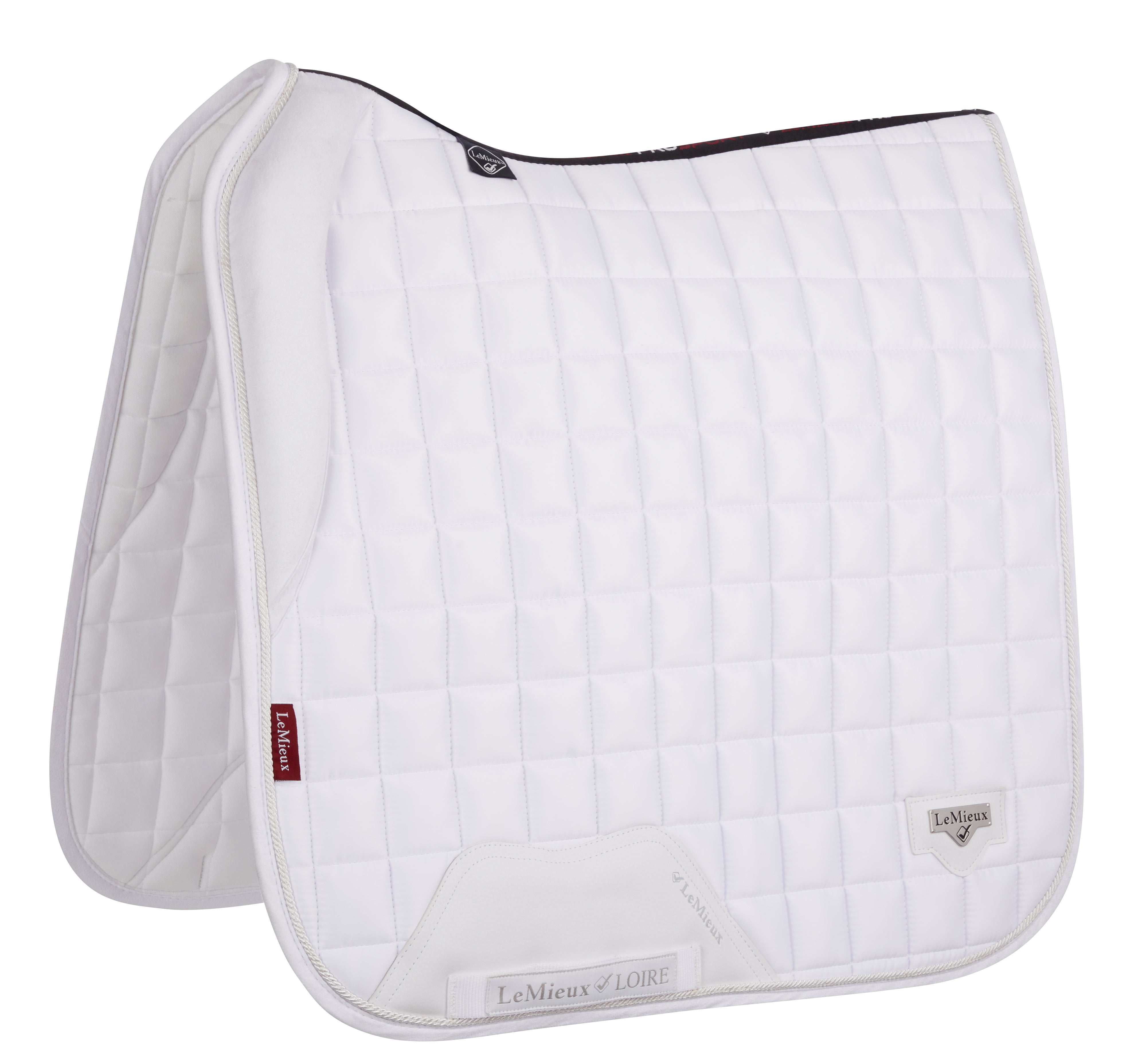 LeMieux Loire Memory Dressage Saddle Pad - White