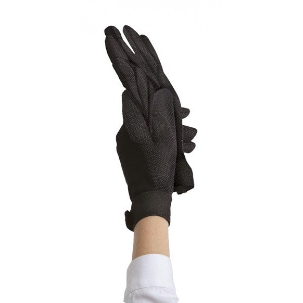 Ovation Sport Cotton Pebble Gloves - Black