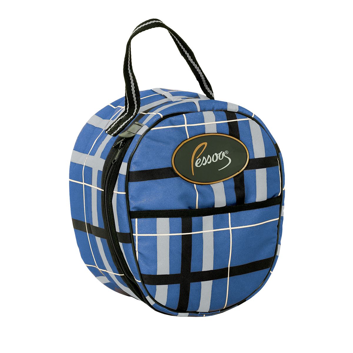 Pessoa Alpine 1200 Denier Nylon Helmet Bag - Blueberry/Clay Plaid