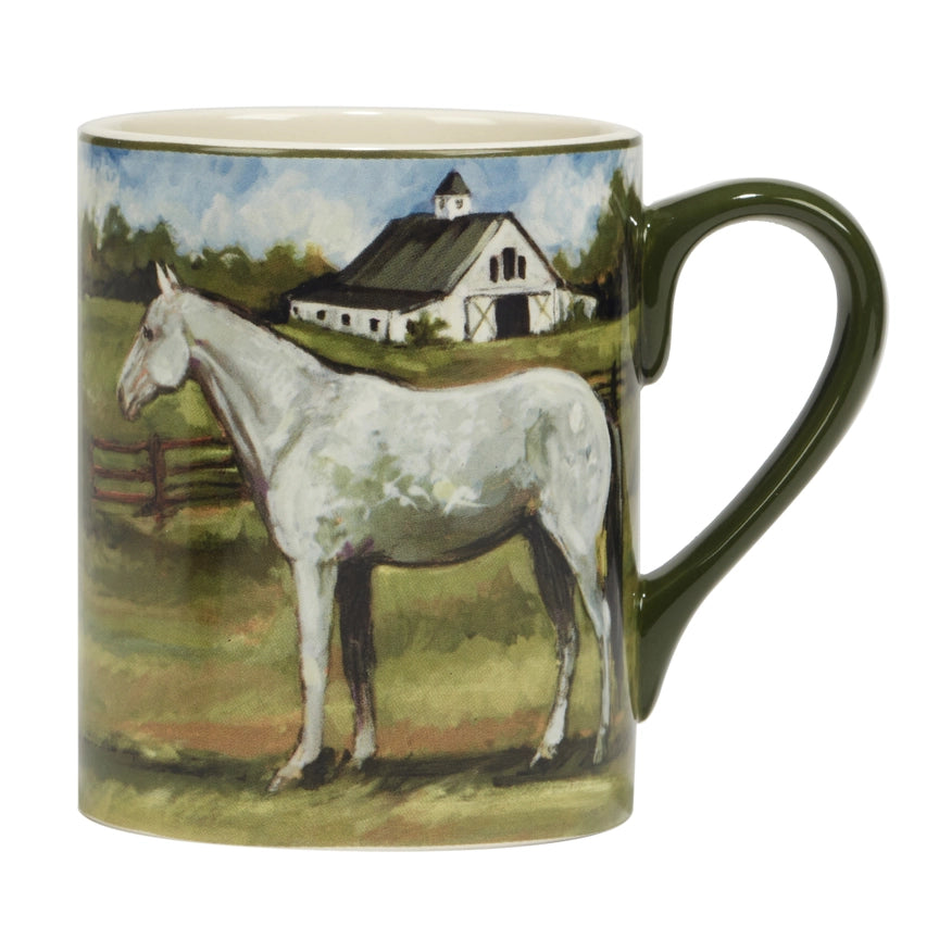 York Stables Mug - Grey Horse