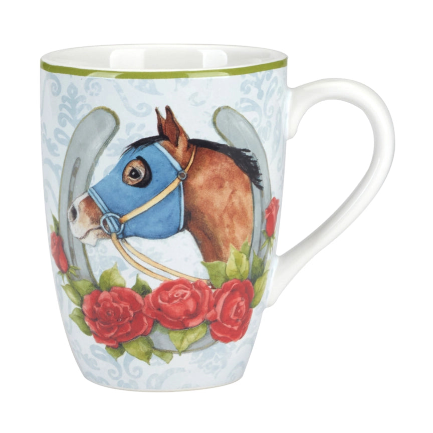 Day At the Races Mug 14 oz - Horse Head