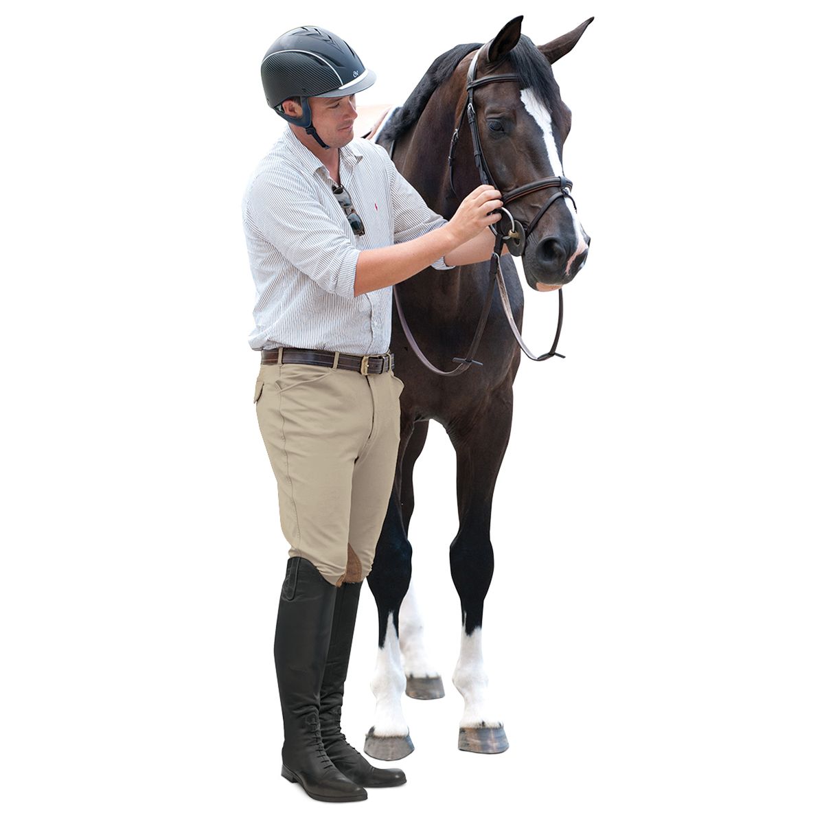 Ovation Men's Euroweave Breech - Classic Show Tan