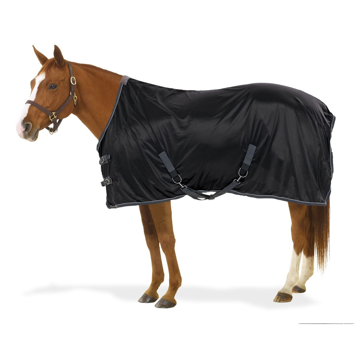 Centaur Athletic Stable Sheet - Black/Charcoal/Silver