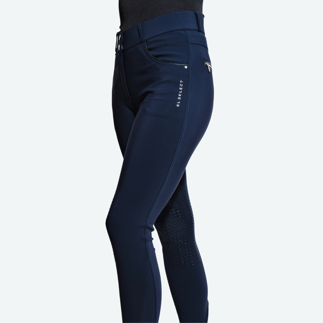 KL Select Gabrielle Full Seat Breech - Navy/Black