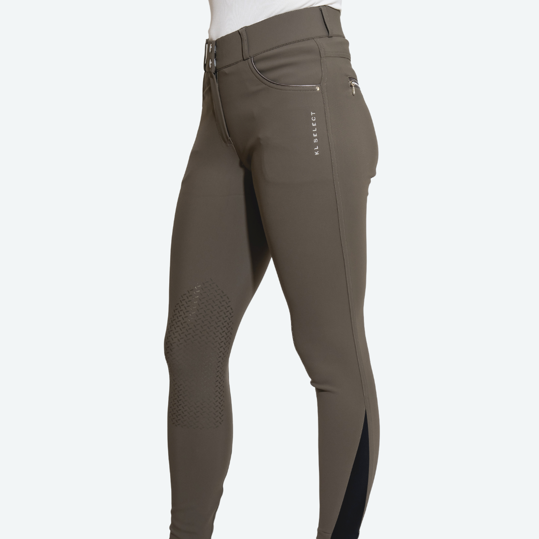 KL Select Gabrielle Full Seat Breech - Truffle/Copper