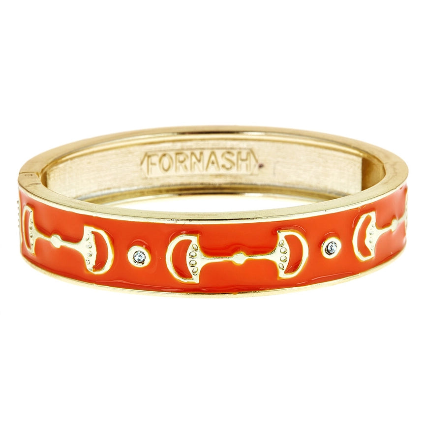 Fornash Gold Cup Bracelet - Orange