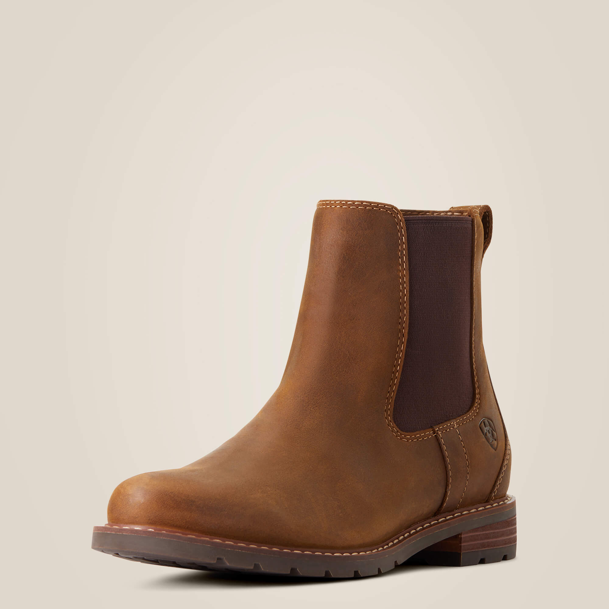 Ariat Wexford Waterproof Chelsea Boot - Weathered Brown