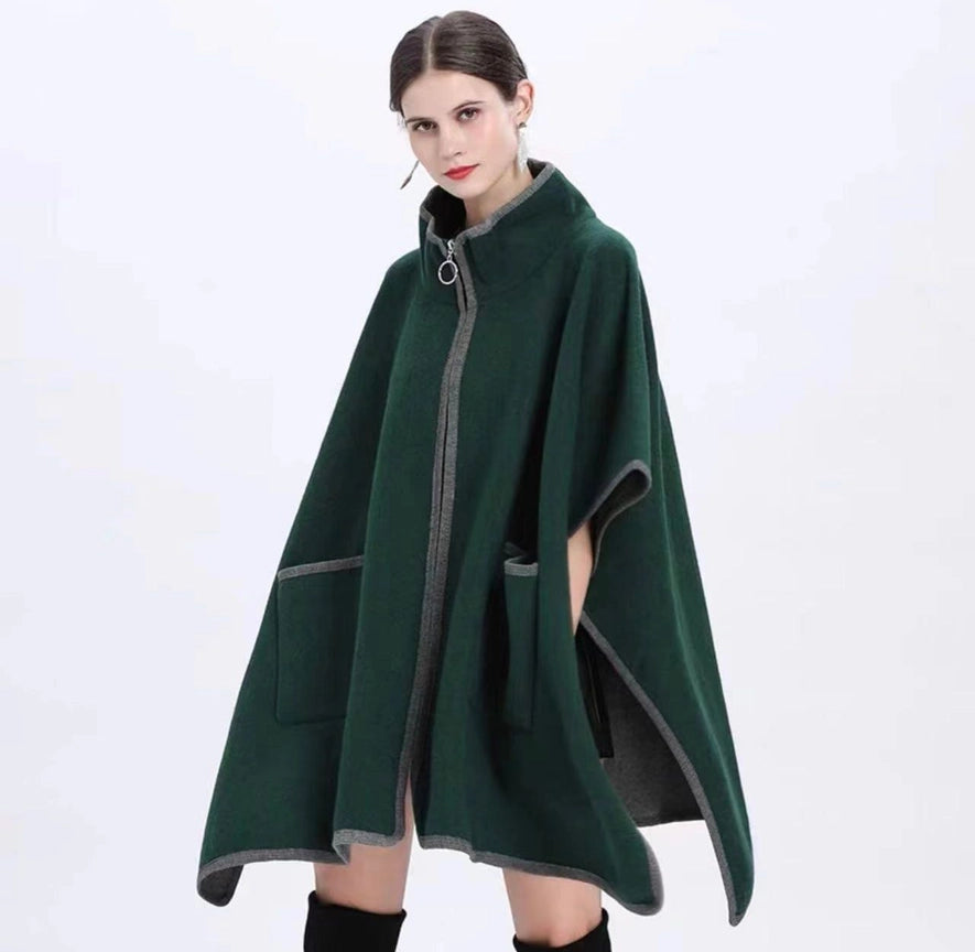 Cascades Cape Coat - Forest