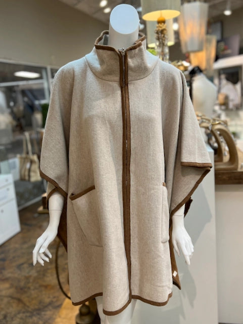 Cascades Cape Coat - Oat