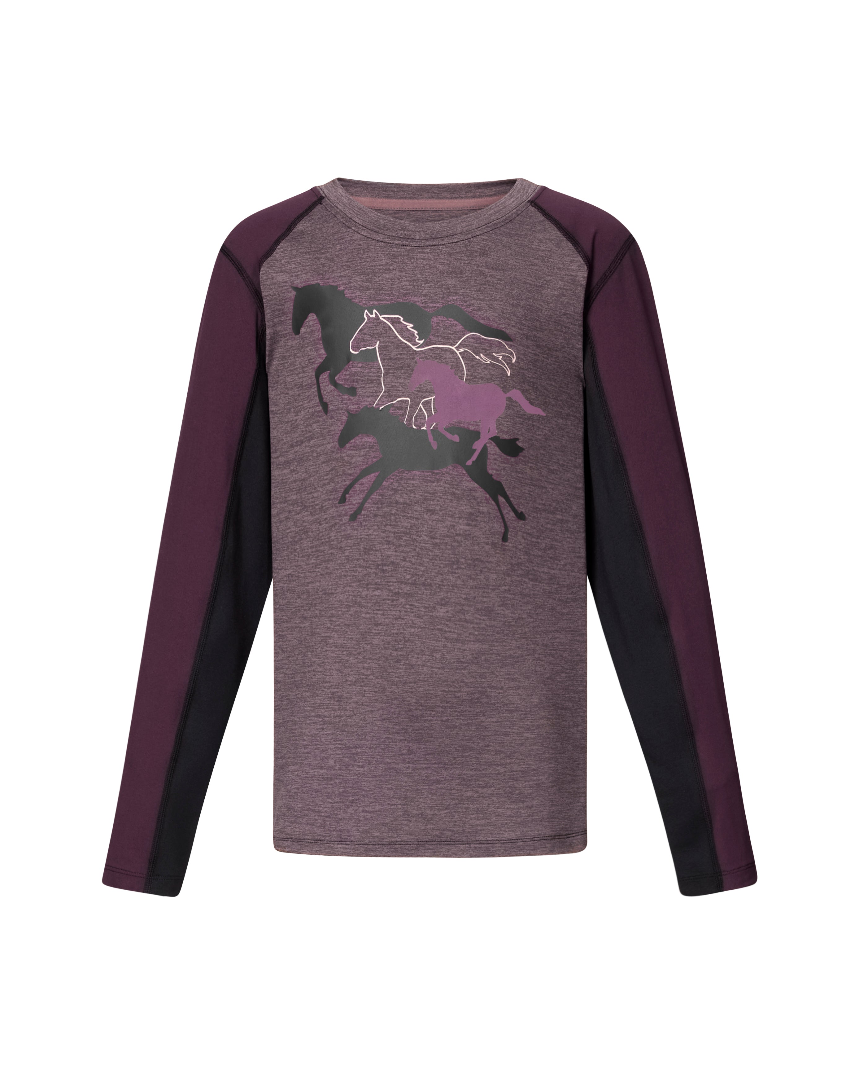 Kerrits Kids Round Up Base Layer Top - Mauve