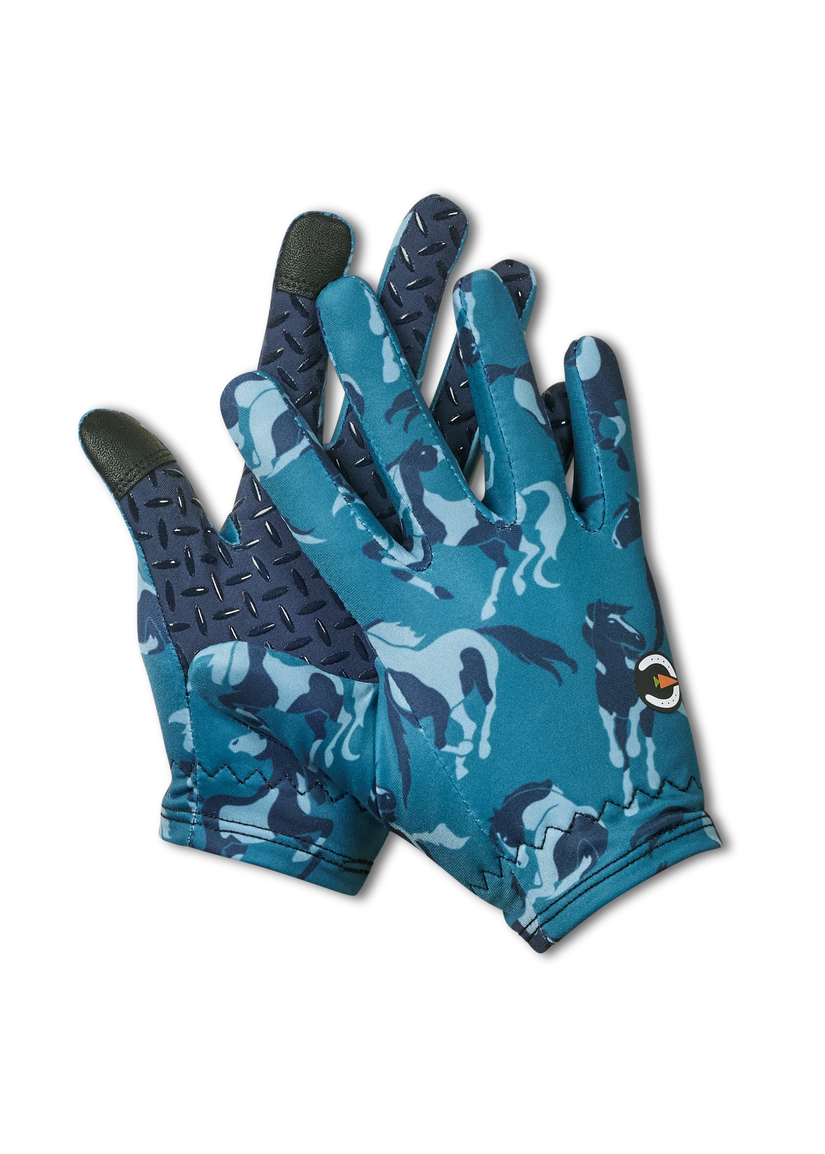 Kerrits Kids Thermo Tech Printed Gloves - Atlantic Mod Mares