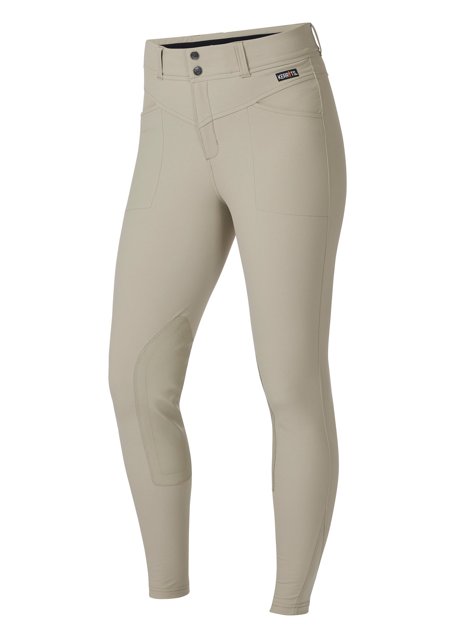 Kerrits Crossover II Knee Patch Breech  - Sand