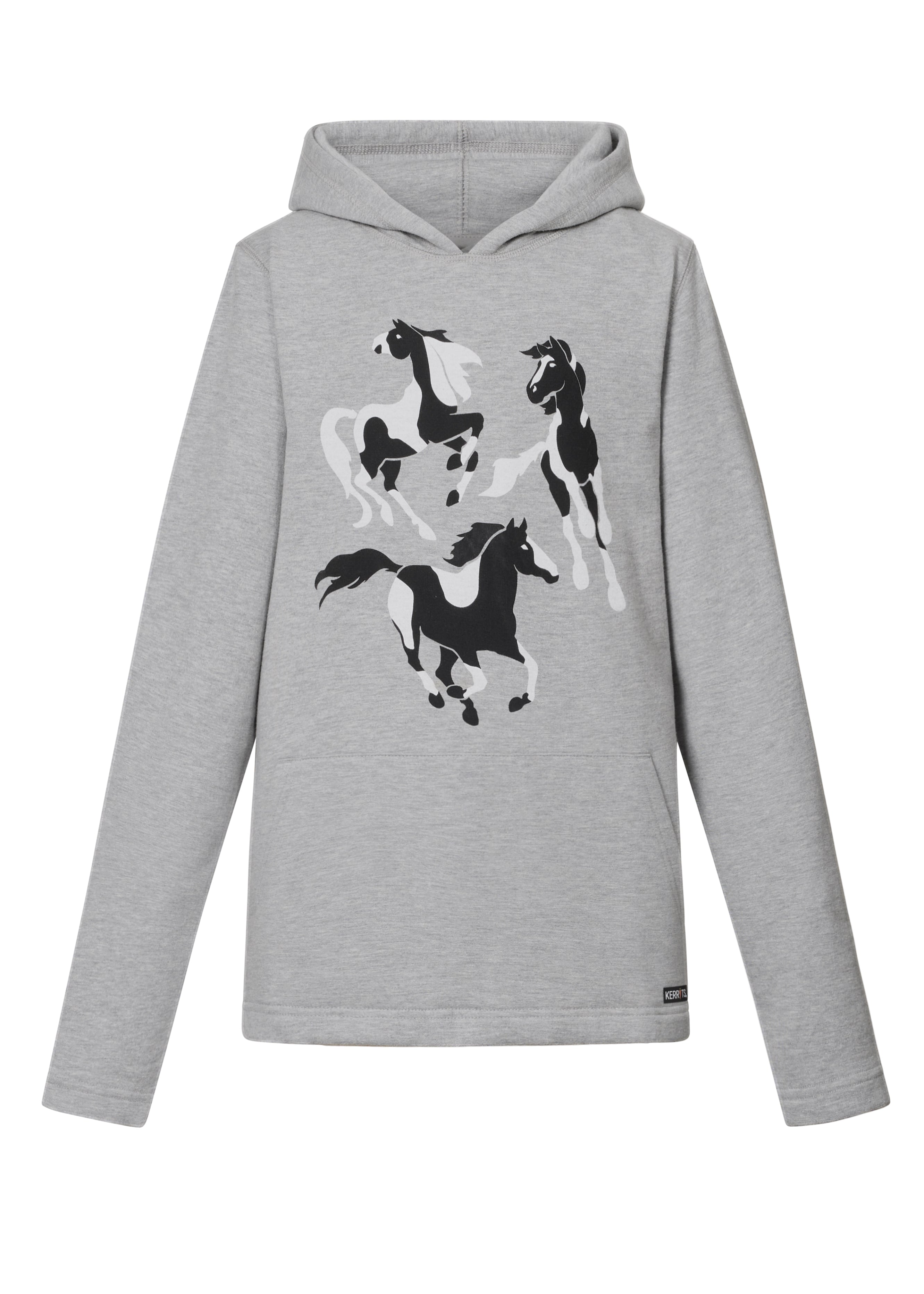 Kerrits Kids Mod Mare Pullover Hoodie - Heather Grey