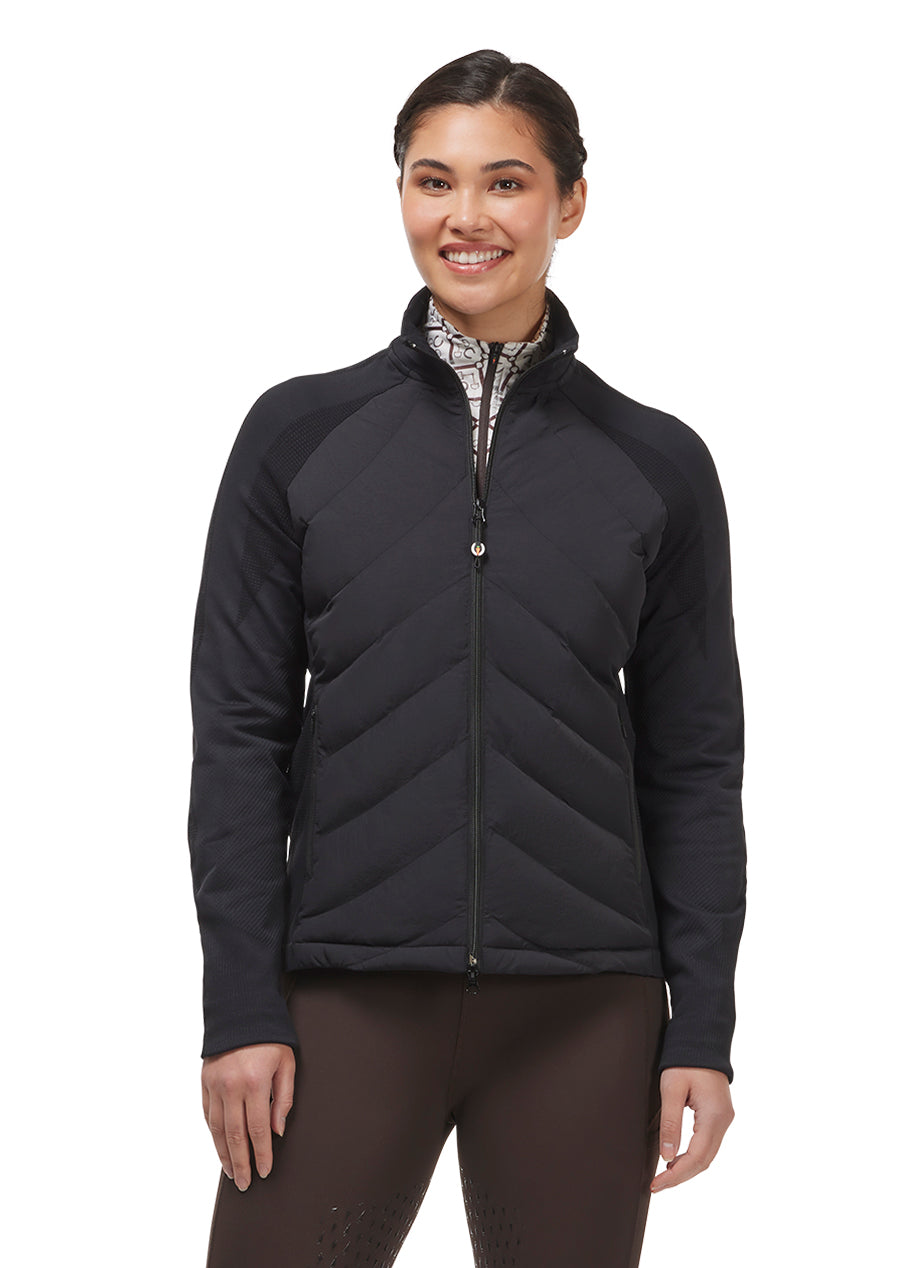 Kerrits EquiTech Hybrid Quilted Riding Jacket - Black