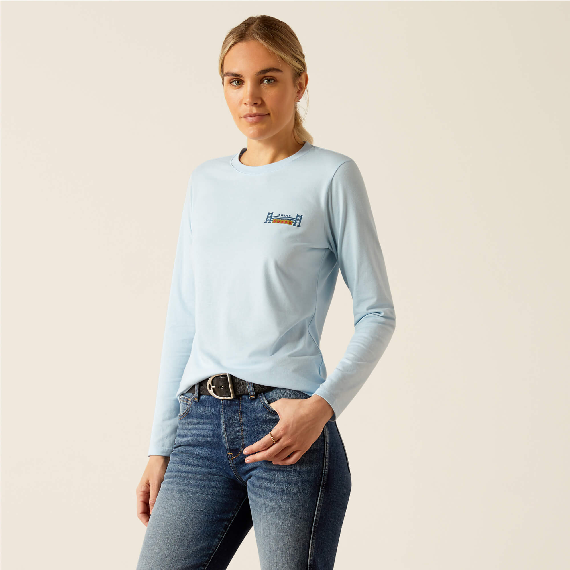 Ariat Course Seal T-Shirt - Cerulean Heather