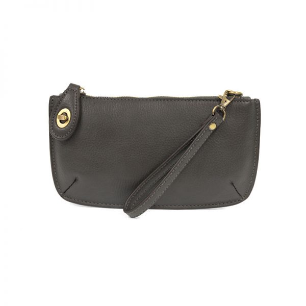 Joy Susan Mini Crossbody Wristlet Clutch - Dark Grey