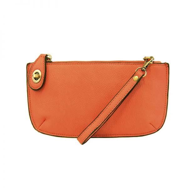 Joy Susan Mini Crossbody Wristlet Clutch - Orange