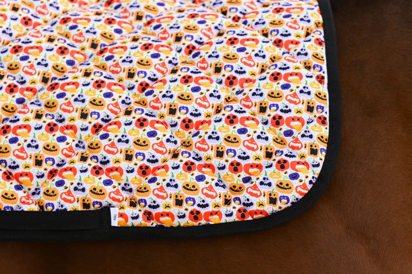 Dreamers & Schemers All Purpose Saddle Pad - Holiday Pumpkin Party