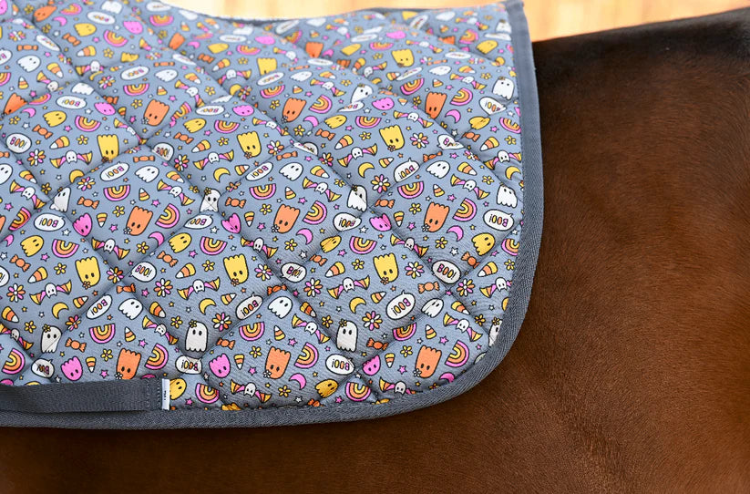 Dreamers & Schemers All Purpose Saddle Pad - Holiday Super Boo