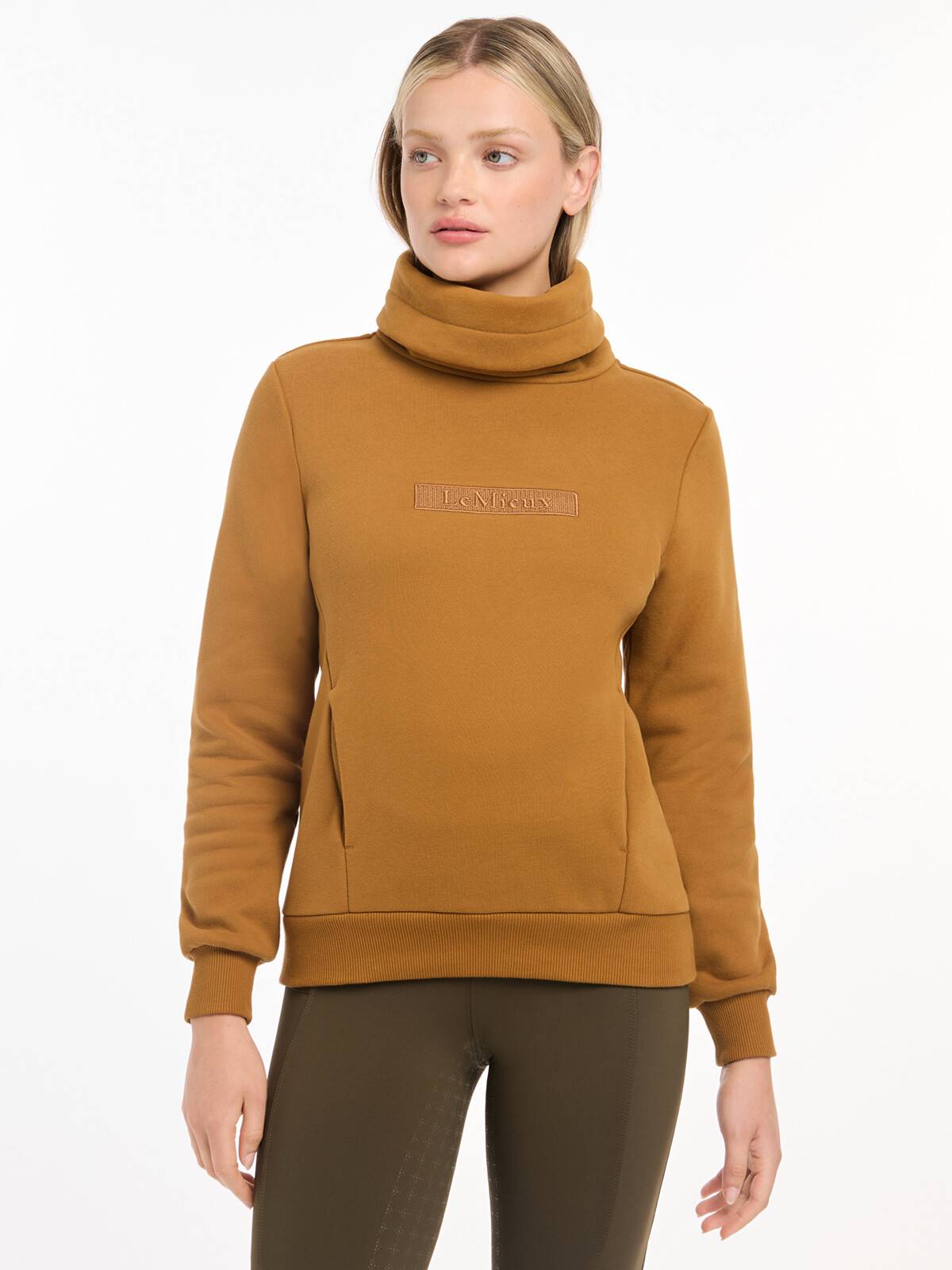 LeMieux Adele Funnel Neck Sweater - Ginger