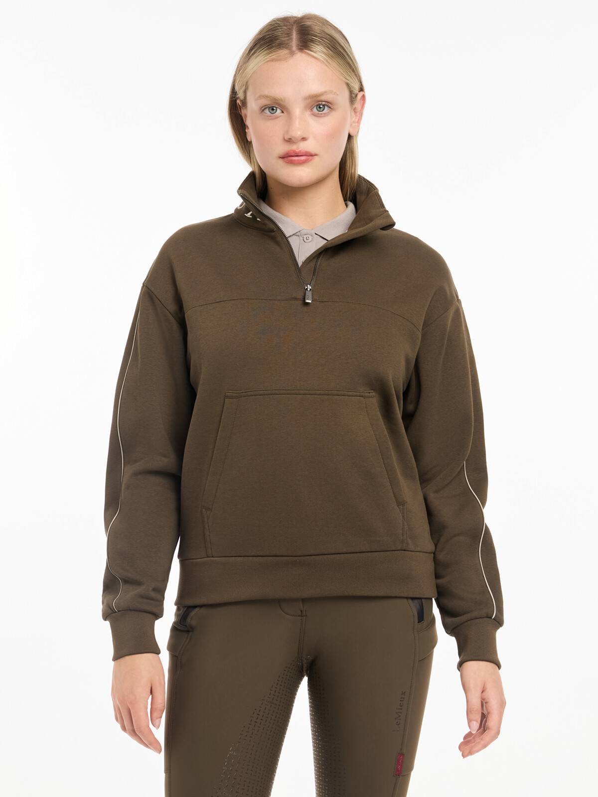 LeMieux Kali Quarter Zip Sweater - Alpine