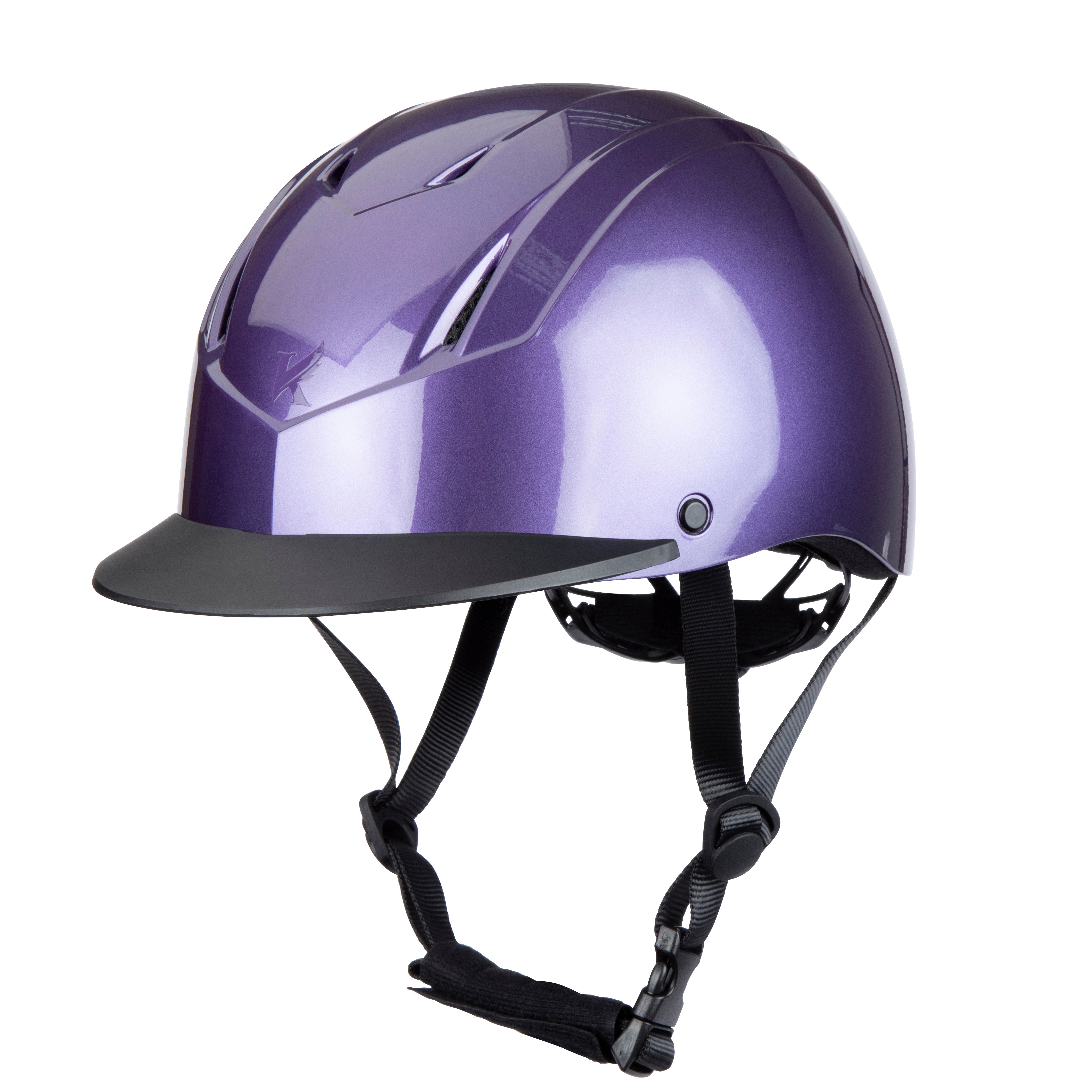 Shires Karben Matteo Riding Helmet - Purple