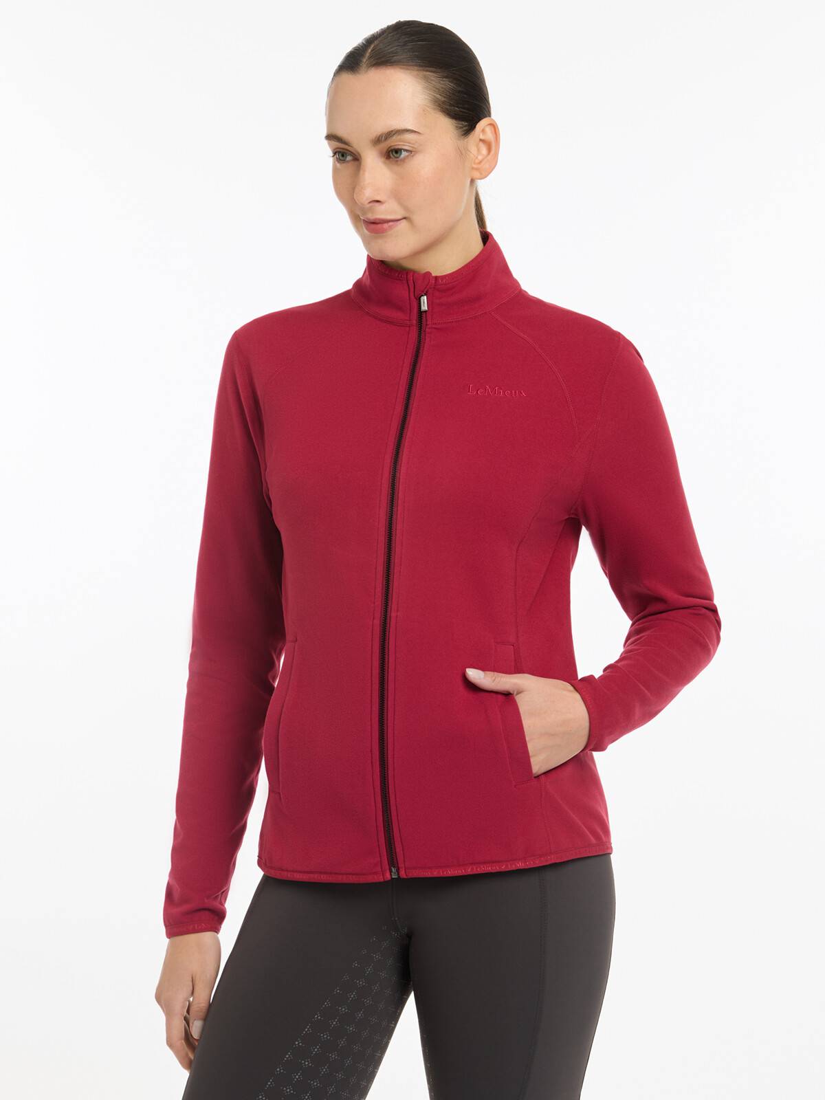 LeMieux Faye Fleece Zip Through - Ember