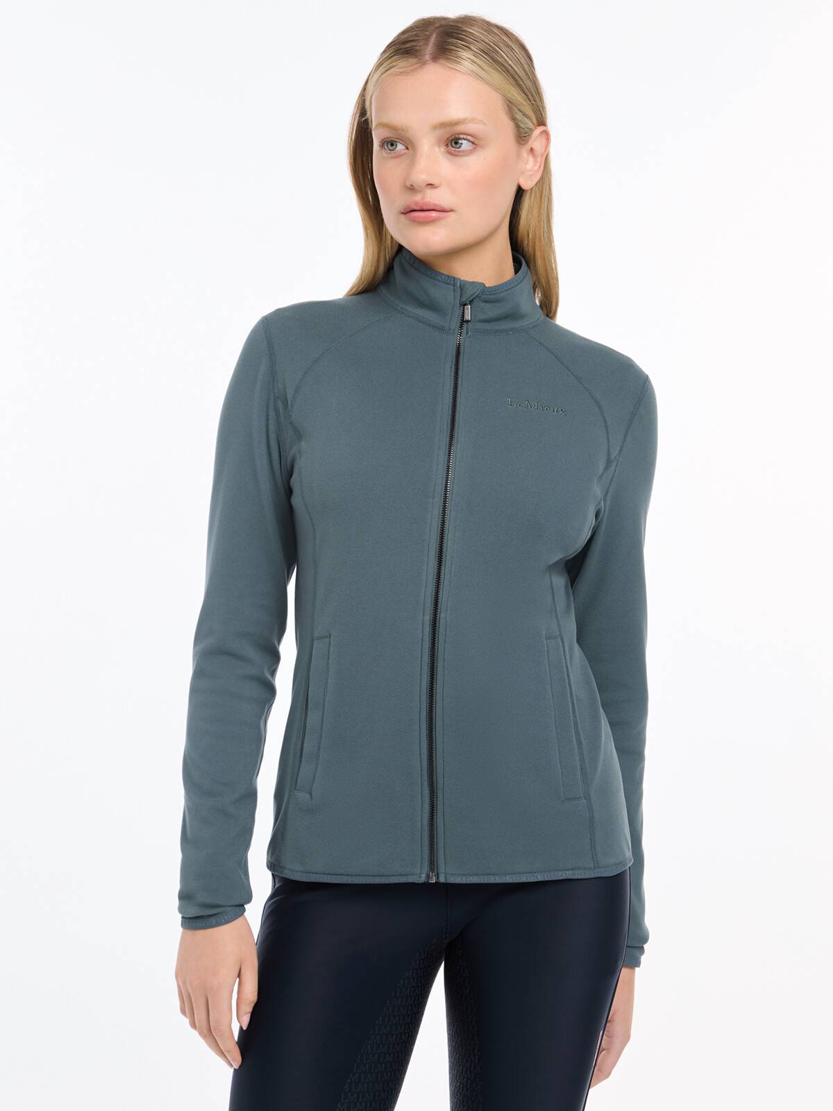 LeMieux Faye Fleece Zip Through - Petrol