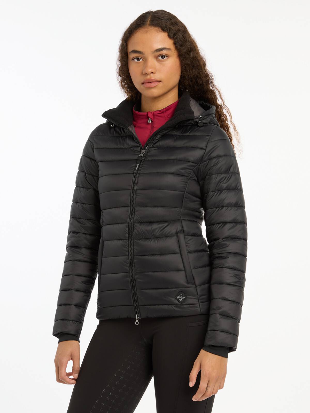 LeMieux Tilly Hooded Puffer Jacket - Black