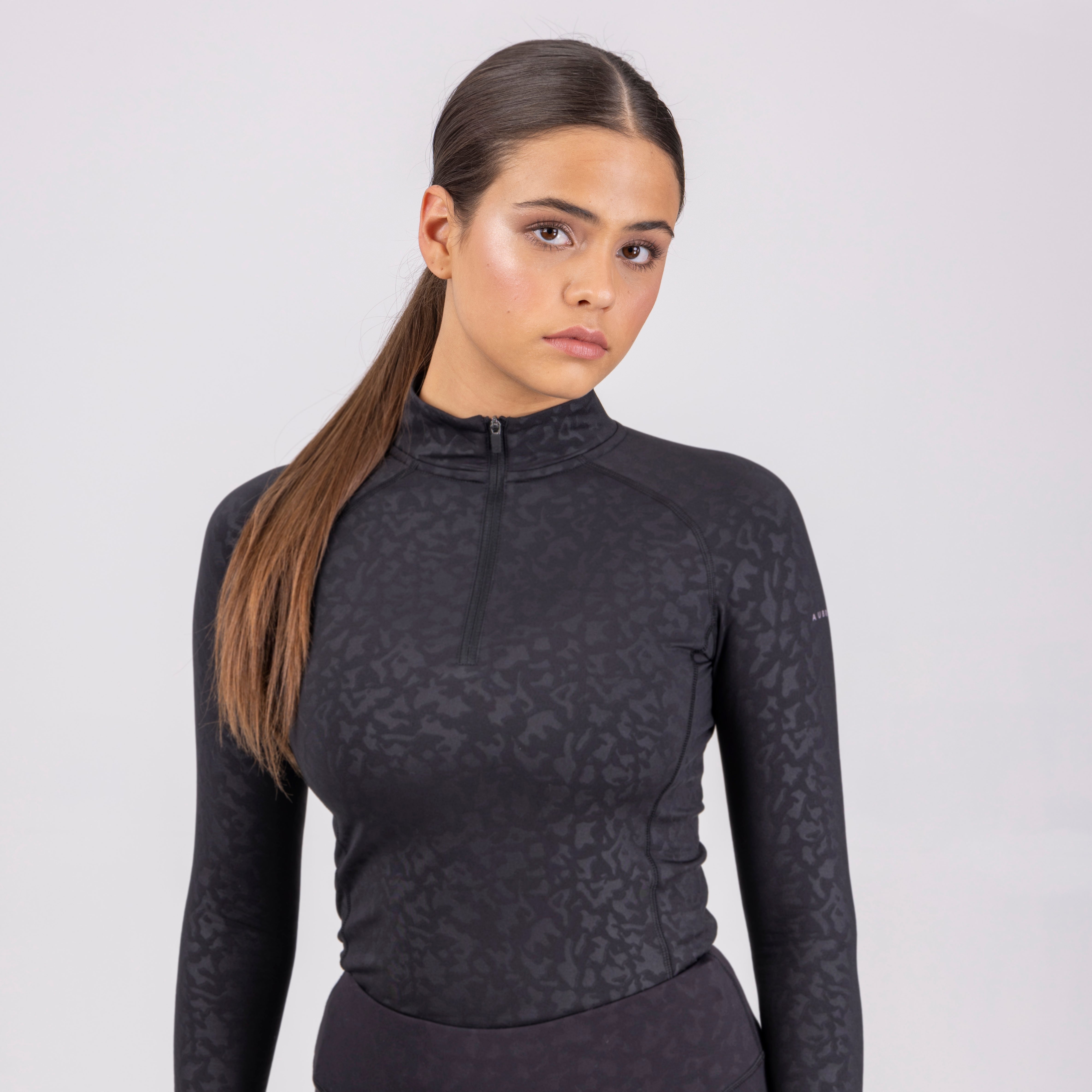 Aubrion Revive Long Sleeve Base Layer - Charcoal