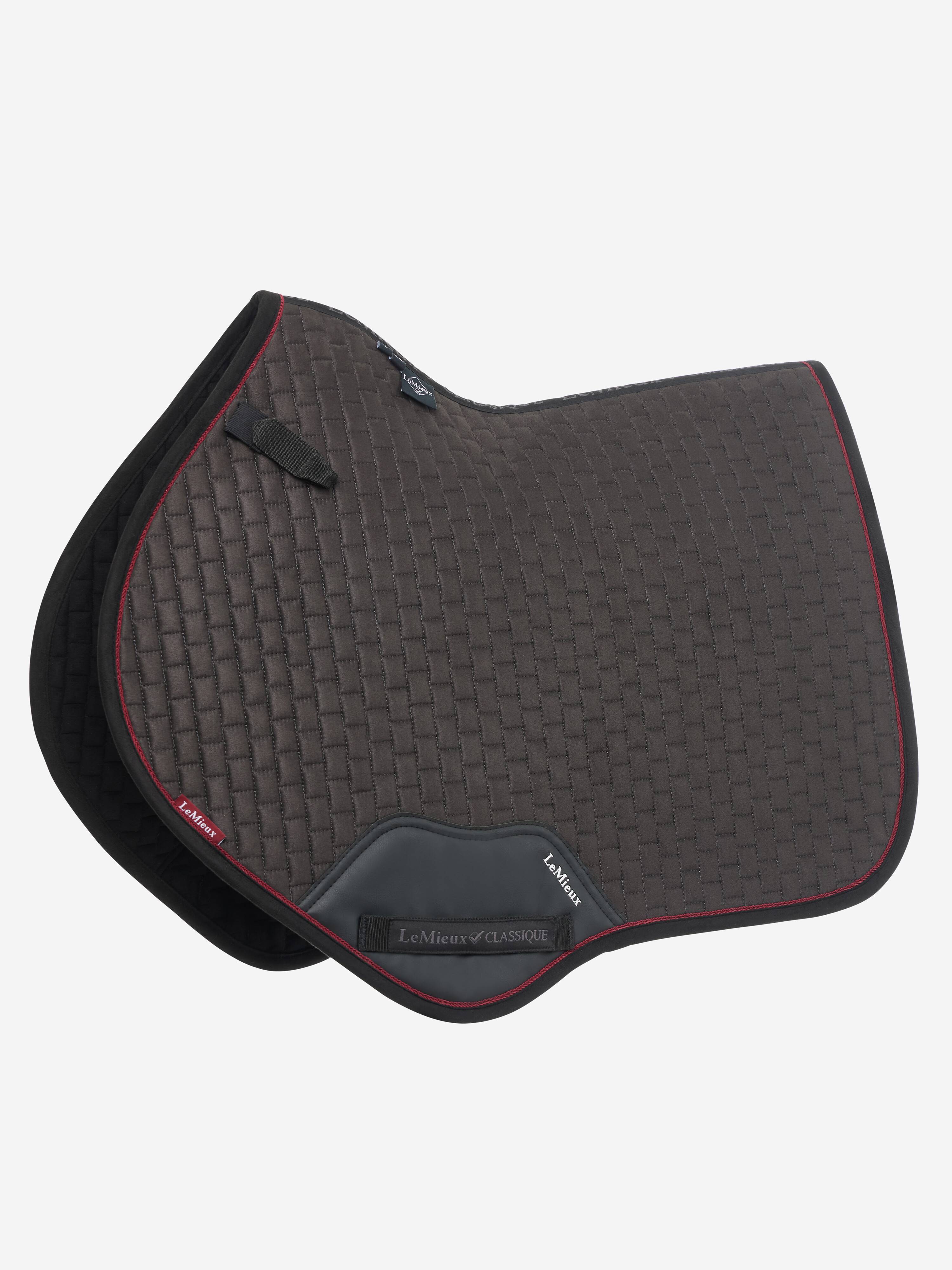 LeMieux Suede Close Contact Saddle Pad - Cinder