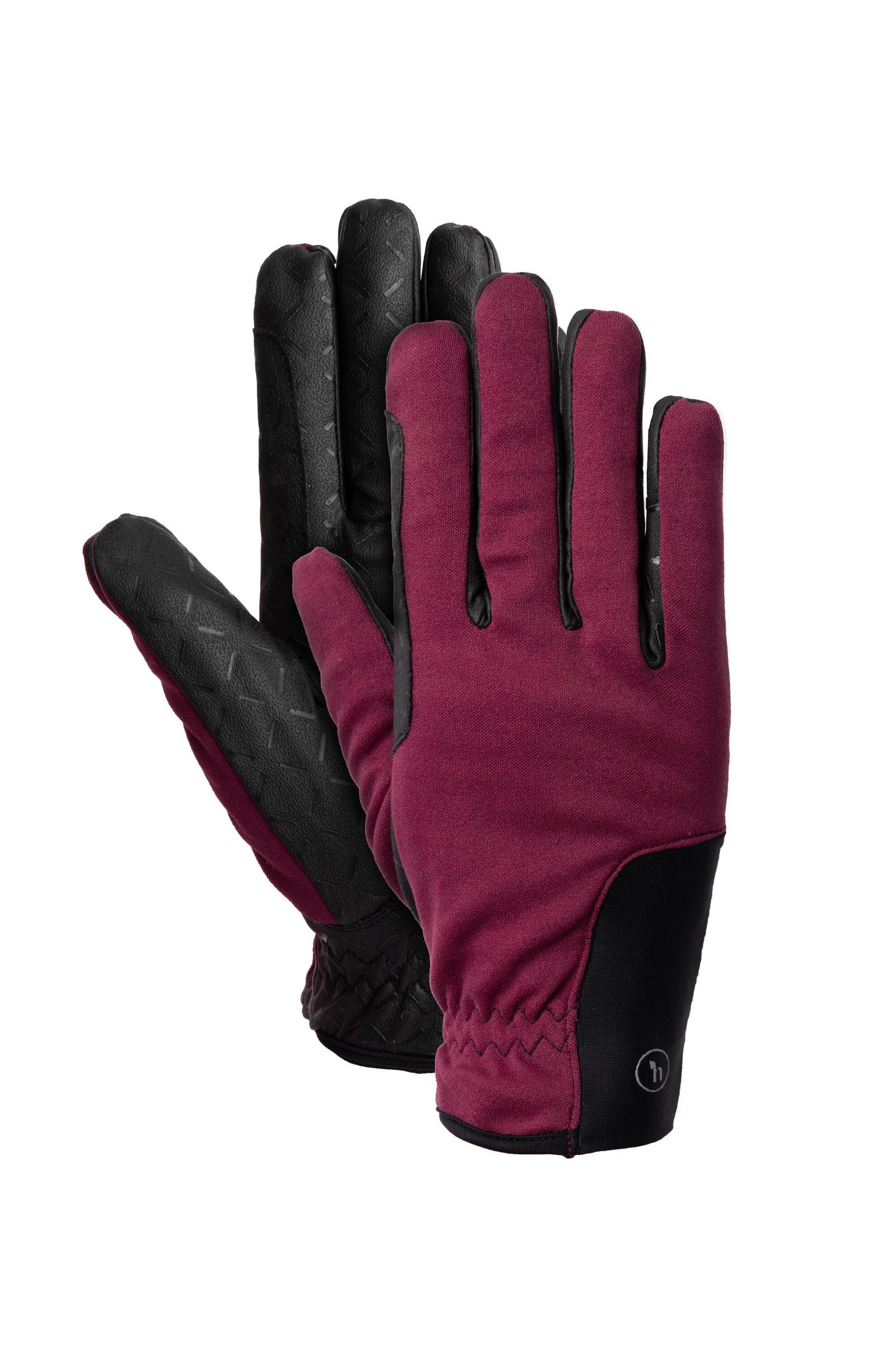 Horze Kara Womens Insulated Riding Gloves - Purple Potion