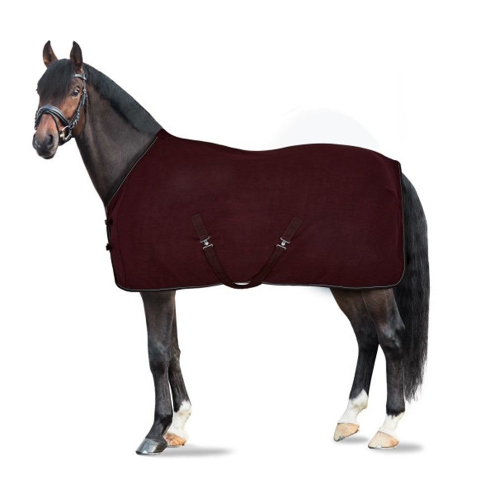 Horze Kiel Fleece Cooler - Dark Red