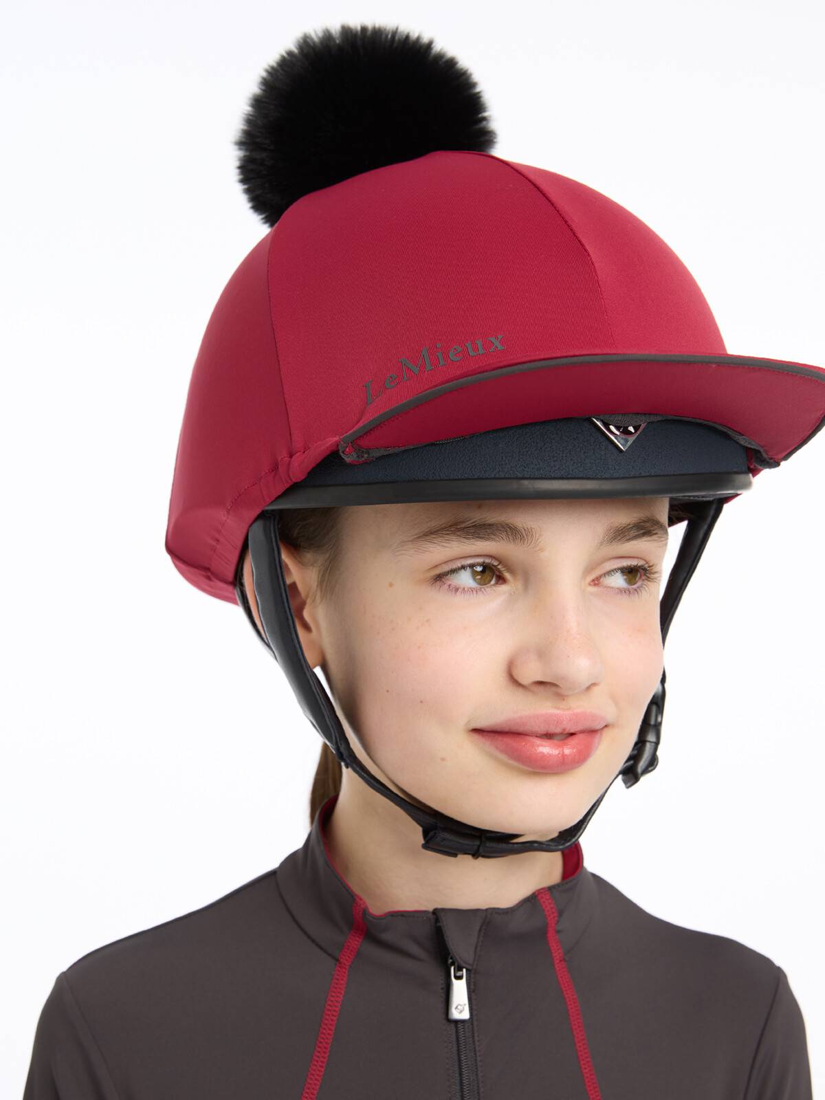 LeMieux Pippa Helmet Silk - Ember