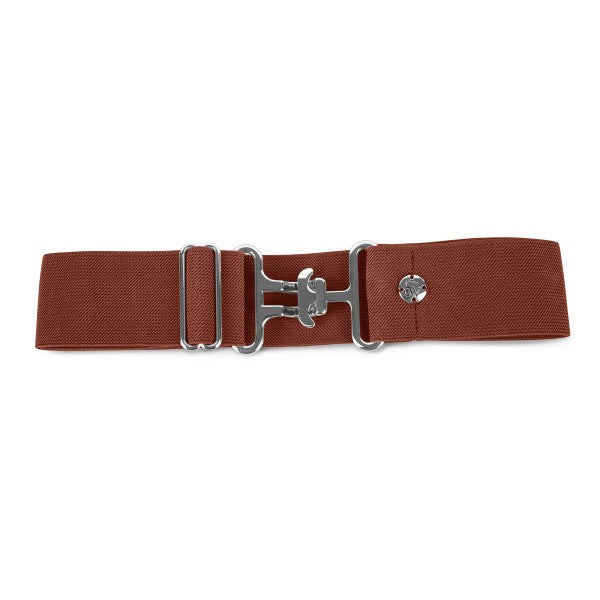 Ovation Elastic Webbed Belt - Cinnamon