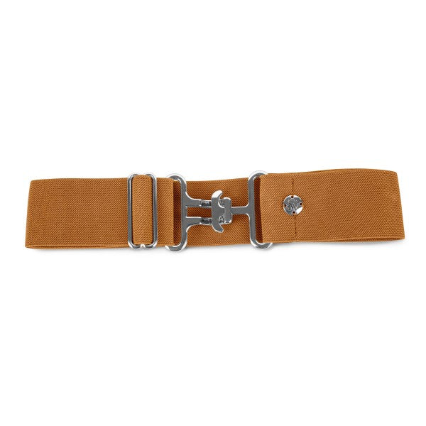 Ovation Elastic Webbed Belt - Muted Safron