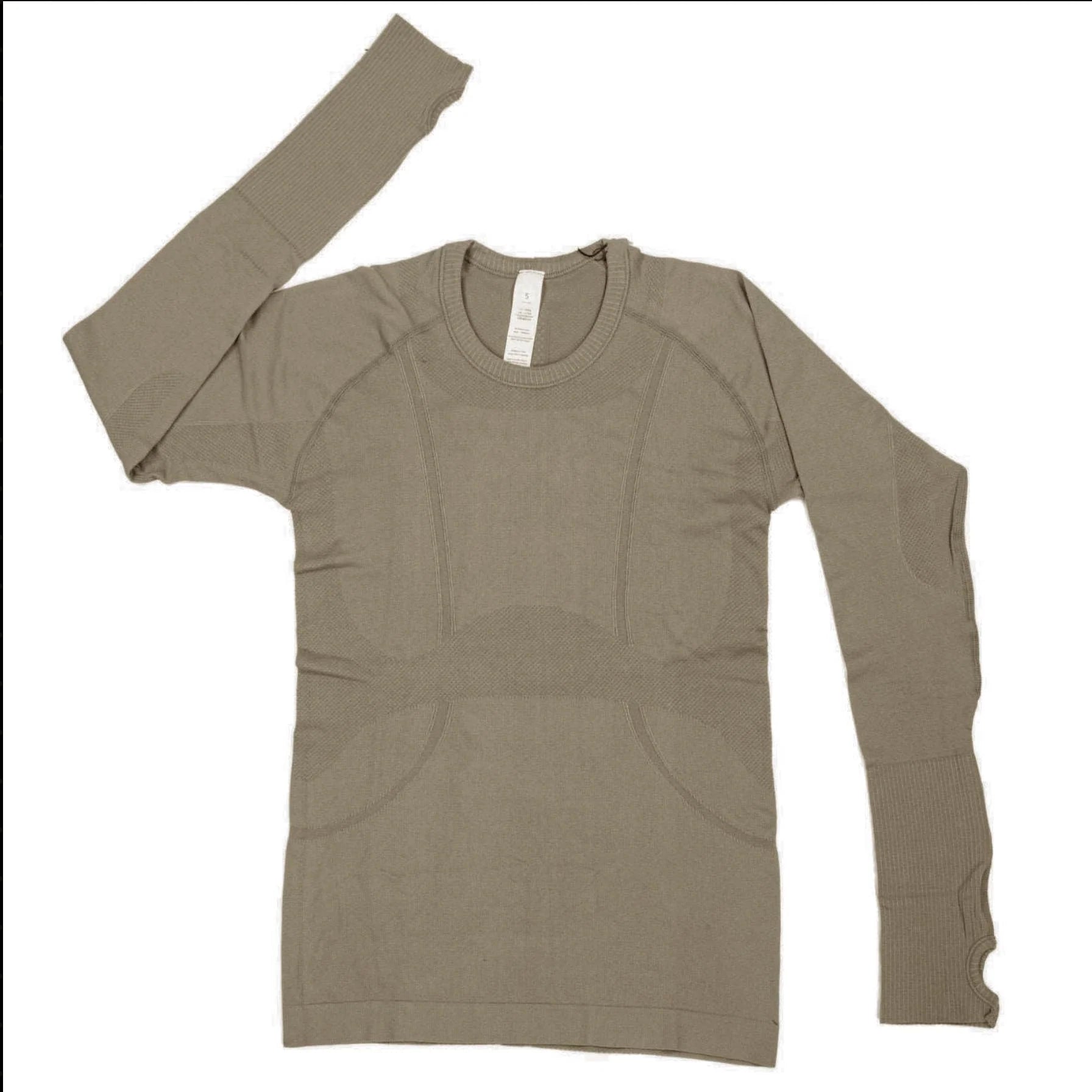 Equitation Tech Long Sleeve Top - Sand