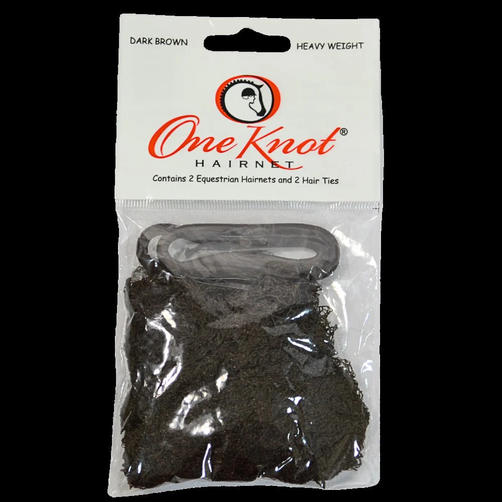 One Knot Hair Net - Heavy Weight - Dark Brown