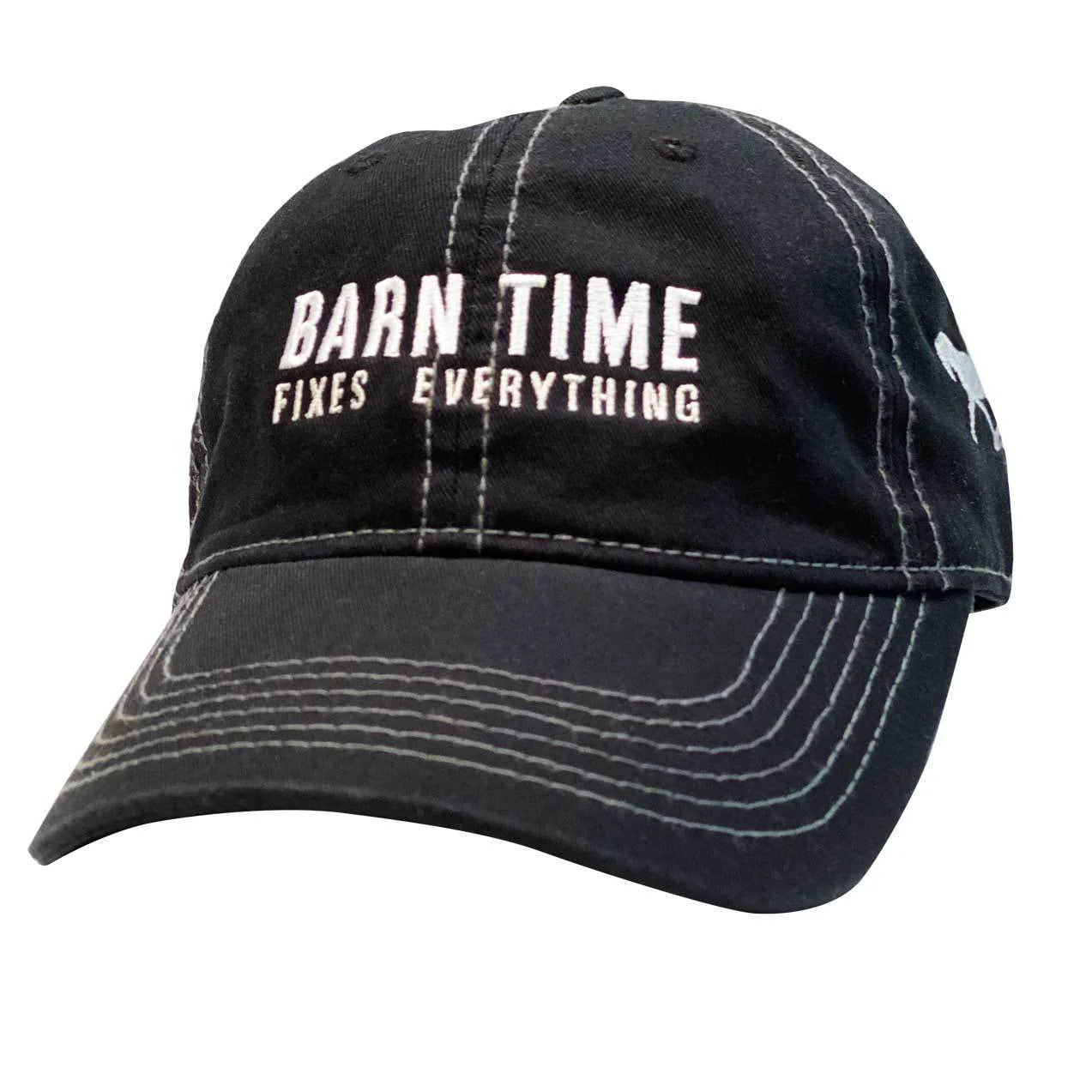 Stirrups Clothing Ball Cap - Barn Time Black