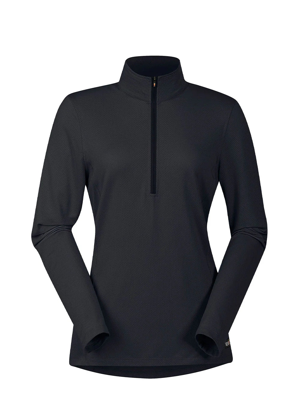 Kerrits Ice Fil Lite Long Sleeve Riding Shirt - Black