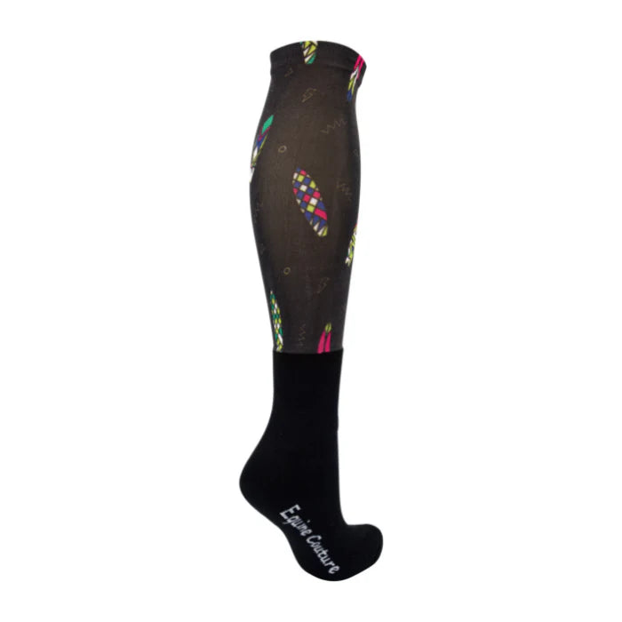 Equine Couture Printed Over-the-Calf Boot Socks