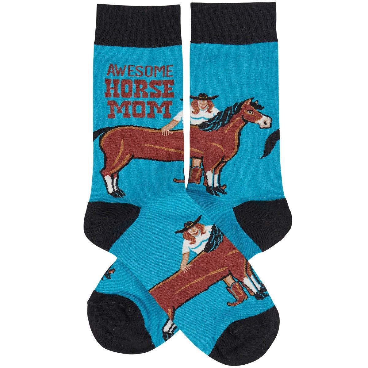 Awesome Horse Mom Socks - sku to order - 60048423