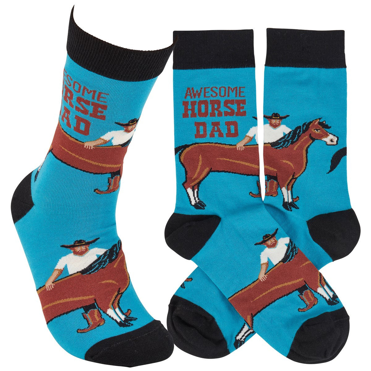 Awesome Horse Dad Socks - sku to order - 60048424