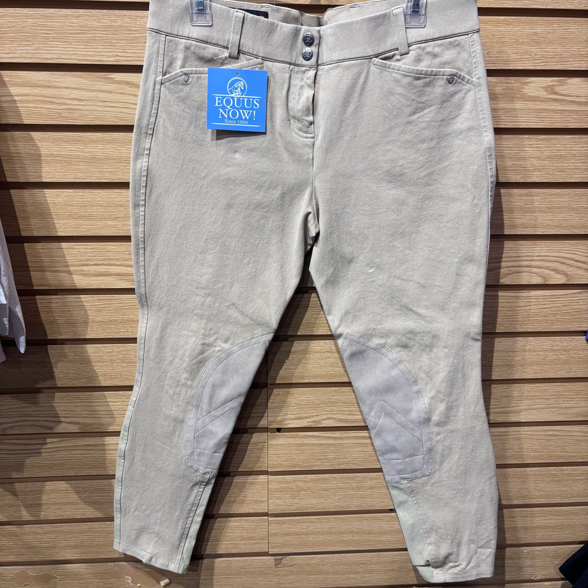 Used 32R Ariat Heritage Breeches Tan