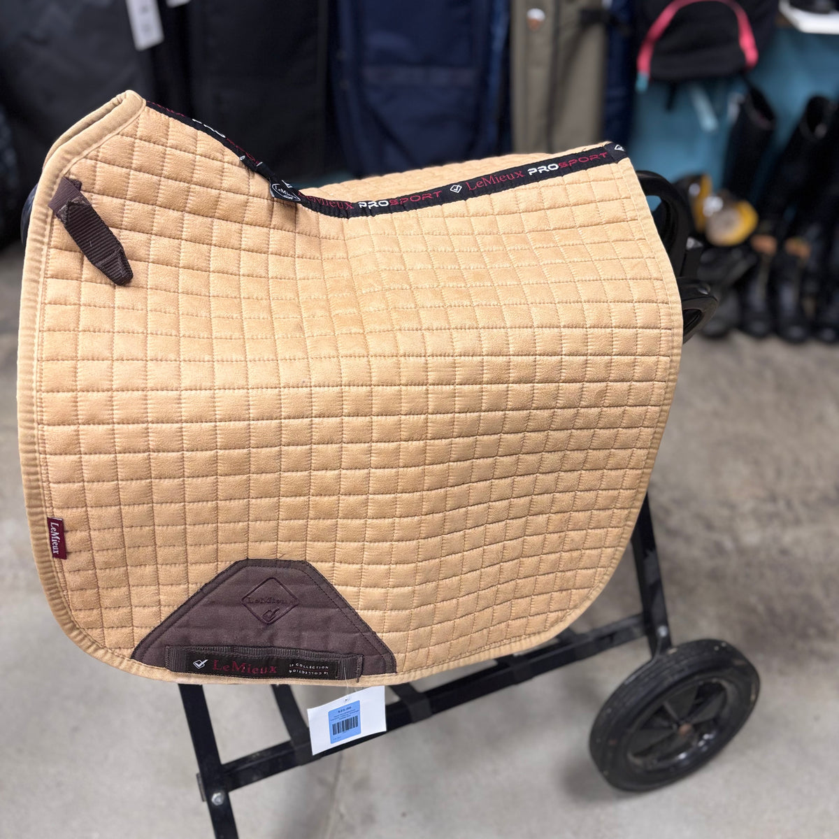 Used Small/Medium Caramel LeMieux Dressage Saddle Pad