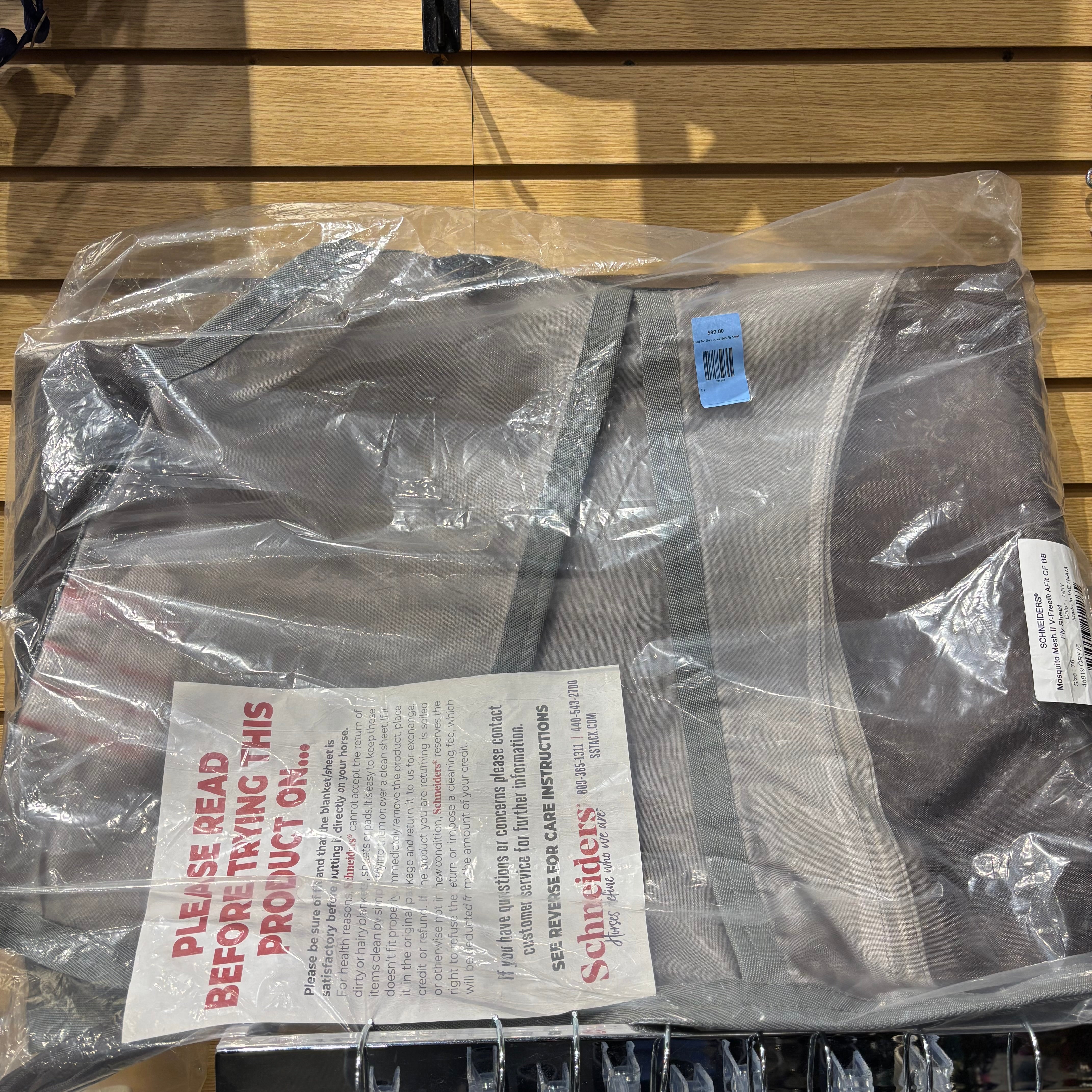 Used 76" Grey Schneiders Fly Sheet