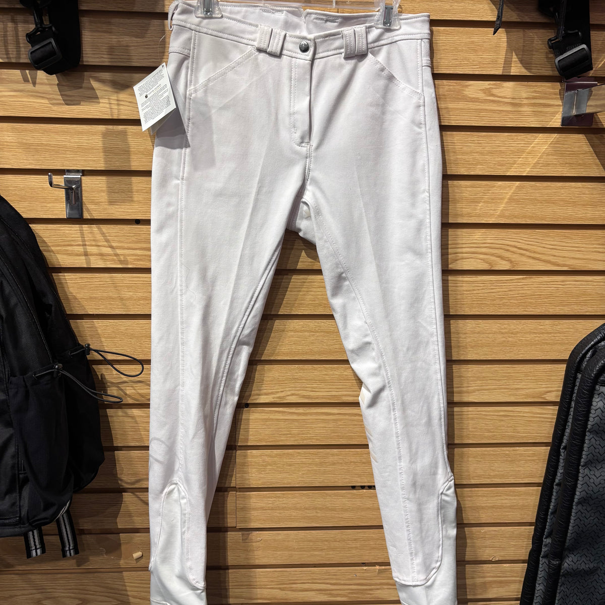 Used Mink Horse of Denmark EU 40 White Full Seat Breeches