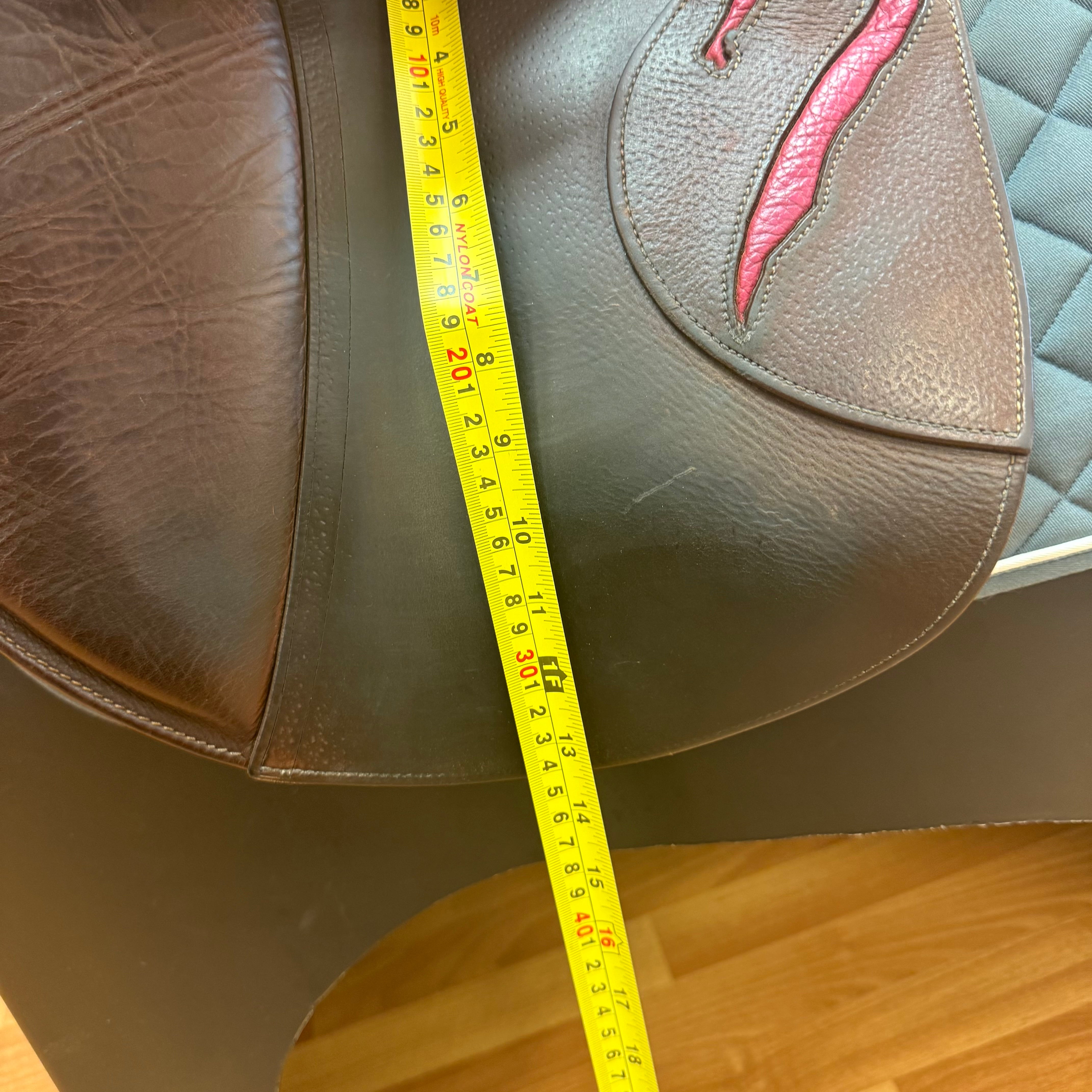 Used Antares Connexion Jump Saddle 17.5" Medium Wide Tree