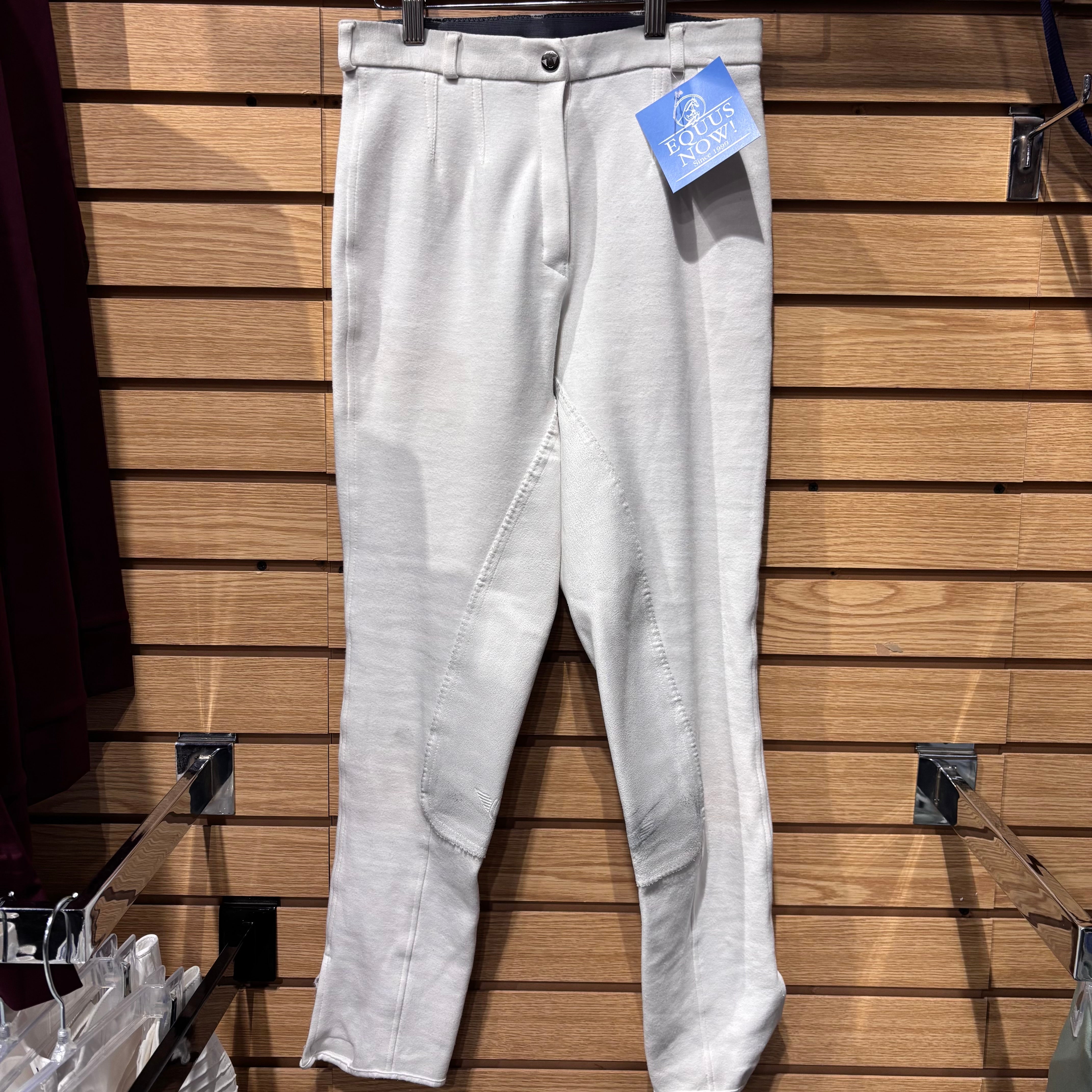 Used 26 White TuffRider Full Seat Breeches